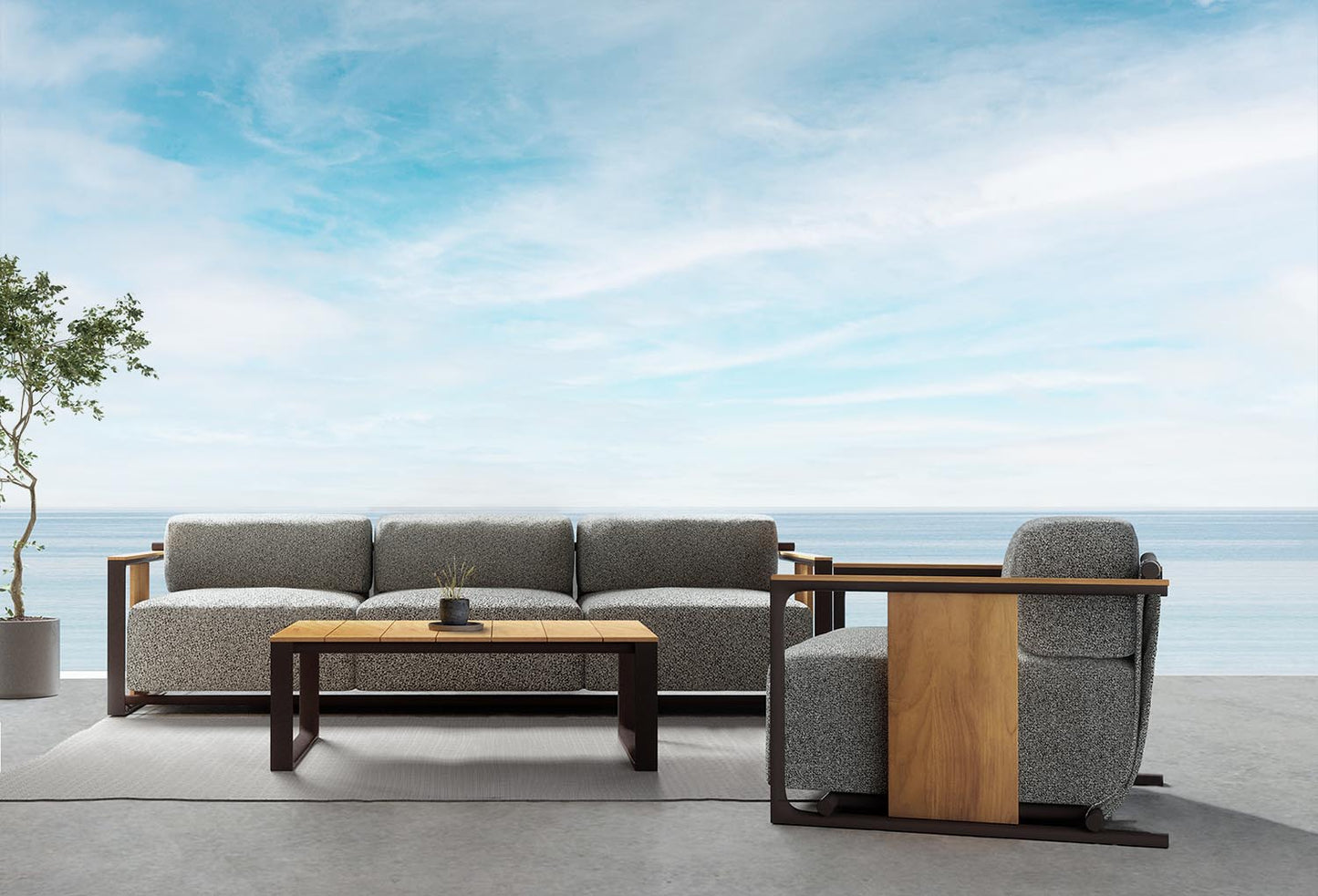 Sofá XL 284cm exterior - Tulum