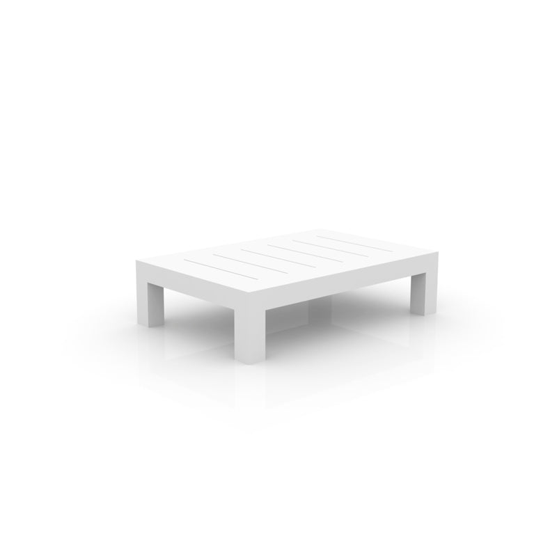 Mesa JUT 120x80x30 para exterior | VONDOM. Mesa Baja de diseño moderno para jardín o terraza. Dimensiones: 120x80x30 Diseñado por Studio Vondom. Fabricado en rotomoldeo de resina de polietileno de alta resistencia reforzada con fibra de vidrio y tratamiento UV.