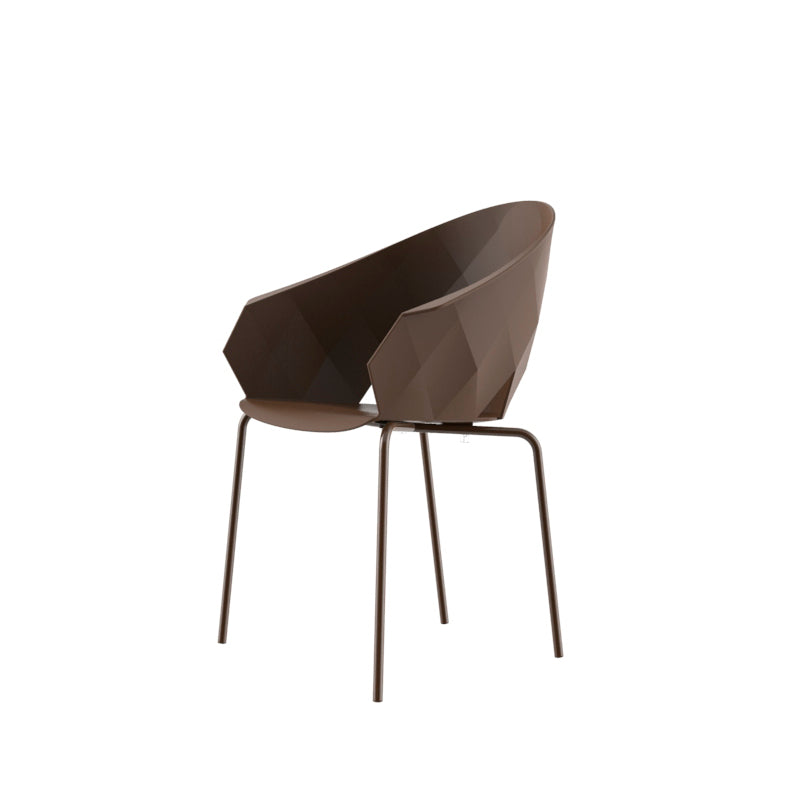VASES Silla con Brazos 60x51x81 (4 Pack) para exterior | VONDOM. Silla de diseño moderno para jardín o terraza. Dimensiones: 60x51x81 Diseñado por EstudiHac. Fabricado por inyección de resina de alta resistencia reforzada con fibra de vidrio y tratamiento UV.