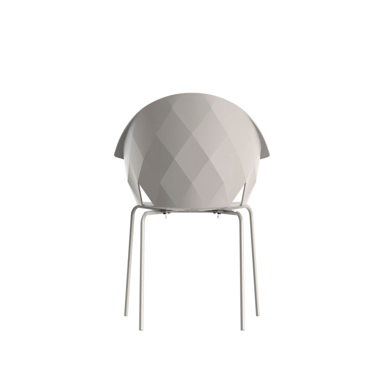 VASES Silla con Brazos 60x51x81 (4 Pack) para exterior | VONDOM. Silla de diseño moderno para jardín o terraza. Dimensiones: 60x51x81 Diseñado por EstudiHac. Fabricado por inyección de resina de alta resistencia reforzada con fibra de vidrio y tratamiento UV.