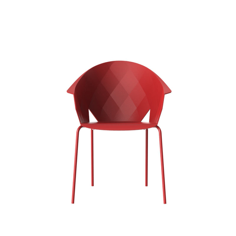 VASES Silla con Brazos 60x51x81 (4 Pack) para exterior | VONDOM. Silla de diseño moderno para jardín o terraza. Dimensiones: 60x51x81 Diseñado por EstudiHac. Fabricado por inyección de resina de alta resistencia reforzada con fibra de vidrio y tratamiento UV.