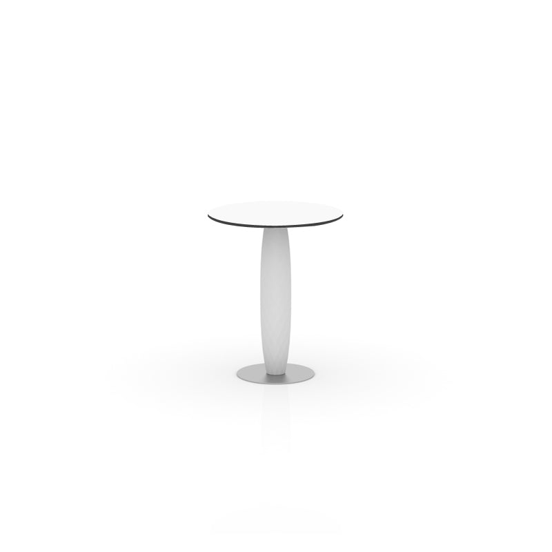 VASES Mesa Ø60x74 para exterior | VONDOM. Mesa de diseño moderno para jardín o terraza. Dimensiones: Ø59x74 Diseñado por EstudiHac. Fabricado en rotomoldeo de resina de polietileno de alta resistencia reforzada con fibra de vidrio y tratamiento UV.