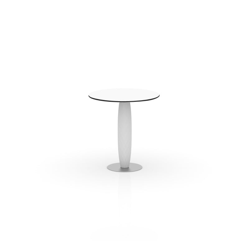 VASES Mesa Ø70x74 para exterior | VONDOM. Mesa de diseño moderno para jardín o terraza. Dimensiones: Ø69x74 Diseñado por EstudiHac. Fabricado en rotomoldeo de resina de polietileno de alta resistencia reforzada con fibra de vidrio y tratamiento UV.