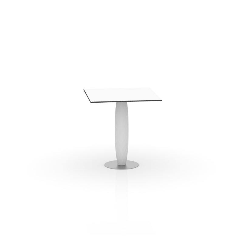 VASES Mesa 70x70x74 para exterior | VONDOM. Mesa de diseño moderno para jardín o terraza. Dimensiones: 69x69x74 Diseñado por EstudiHac. Fabricado en rotomoldeo de resina de polietileno de alta resistencia reforzada con fibra de vidrio y tratamiento UV.