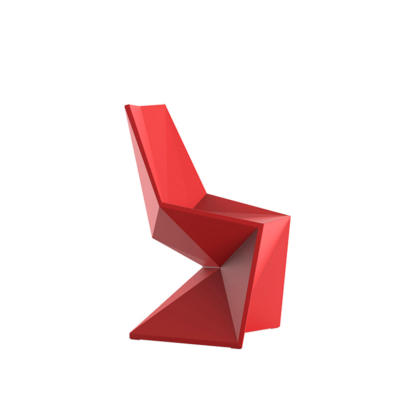 VERTEX Silla 53x53x86cm Sin Brazos para exterior | VONDOM. Silla de diseño moderno para jardín o terraza. Dimensiones: 53x53x86 Diseñado por Karim Rashid. Fabricado en rotomoldeo de resina de polietileno de alta resistencia reforzada con fibra de vidrio y tratamiento UV.
