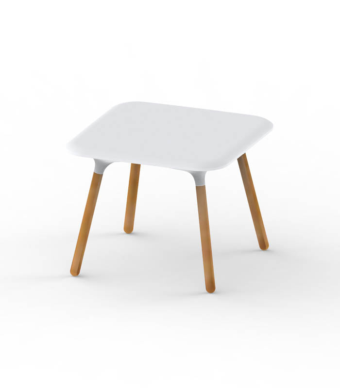 Table PAL 90x90x72 Wooden Leg