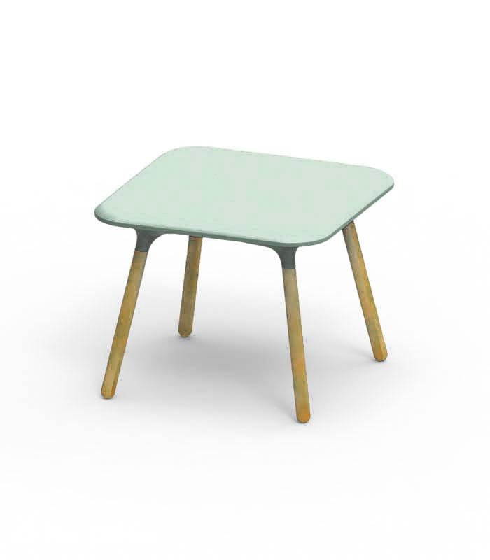 Table PAL 90x90x72 Wooden Leg