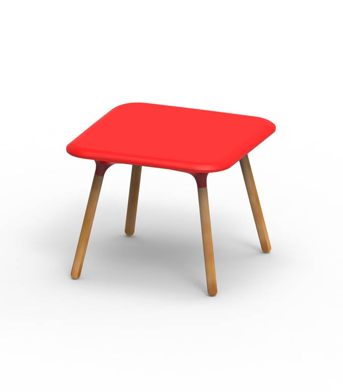 Table PAL 90x90x72 Wooden Leg