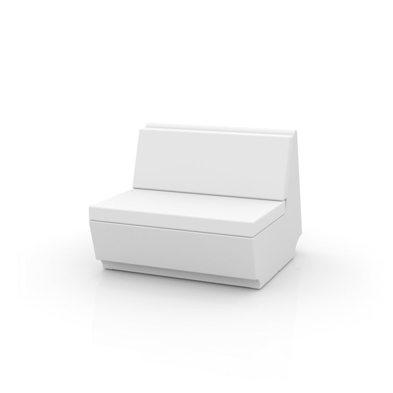 REST Sofa Módulo Central 90x94X74 para exterior | VONDOM. Sofa Modular de diseño moderno para jardín o terraza. Dimensiones: 90x94x74 Diseñado por ACero. Fabricado en rotomoldeo de resina de polietileno de alta resistencia reforzada con fibra de vidrio y tratamiento UV.