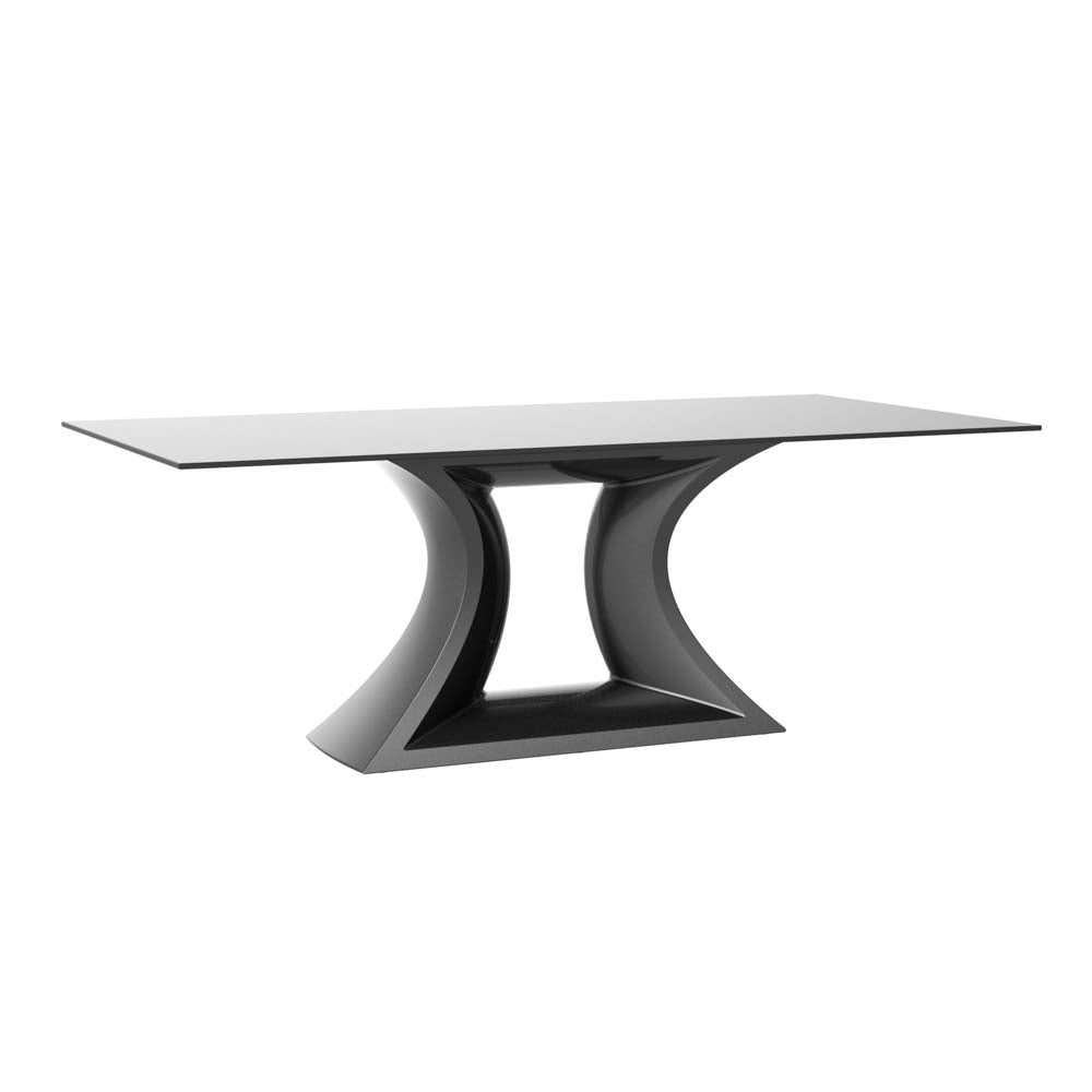 REST Mesa 300x120x72 para exterior | VONDOM. Mesa de diseño moderno para jardín o terraza. Dimensiones: 300x120x72 Diseñado por A-Cero. Fabricado en rotomoldeo de resina de polietileno de alta resistencia reforzada con fibra de vidrio y tratamiento UV.