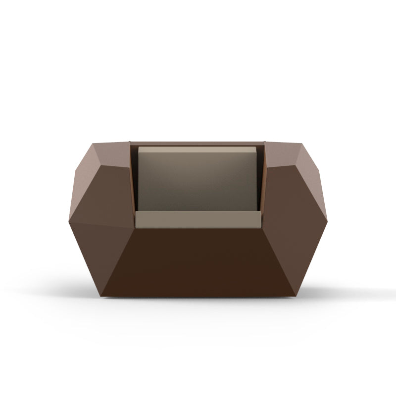 FAZ Sillon - Butaca 120x100x70cm para exterior | VONDOM. Sillon - Butaca de diseño moderno para jardín o terraza. Dimensiones: 120x100x70 Diseñado por Ramón Esteve. Fabricado en rotomoldeo de resina de polietileno de alta resistencia reforzada con fibra de vidrio y tratamiento UV.