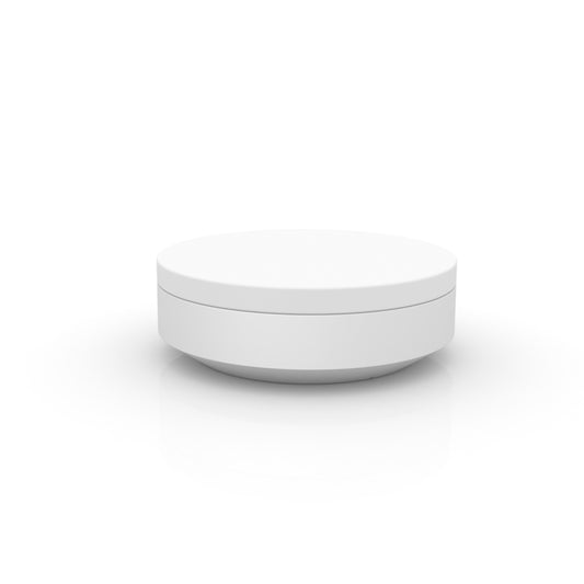 VELA PUFF Ø120x40cm para exterior | VONDOM. Taburete de diseño moderno para jardín o terraza. Dimensiones: Ø120x40 Diseñado por Ramón Esteve. Fabricado en rotomoldeo de resina de polietileno de alta resistencia reforzada con fibra de vidrio y tratamiento UV.