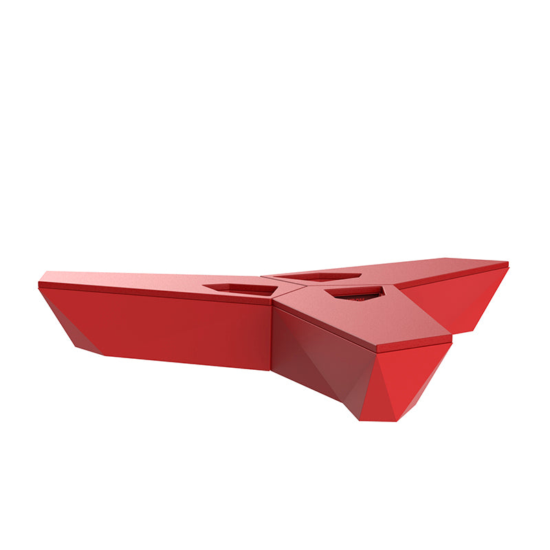 FAZ Banco 200x85x45 para exterior | VONDOM. Banco de diseño moderno para jardín o terraza. Dimensiones: 85x200x45 Diseñado por Ramón Esteve. Fabricado en rotomoldeo de resina de polietileno de alta resistencia reforzada con fibra de vidrio y tratamiento UV.