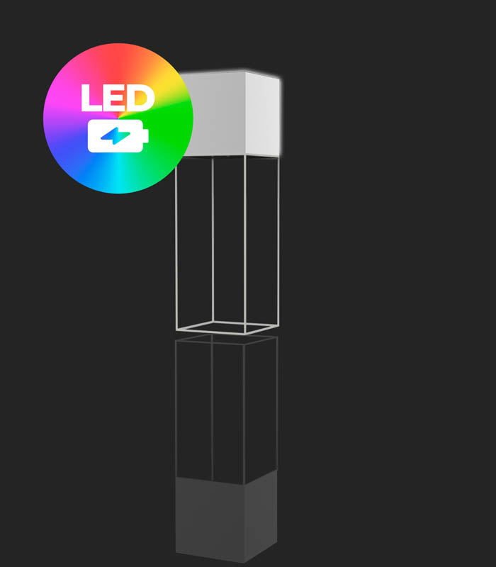 VELA Lampara CUBO