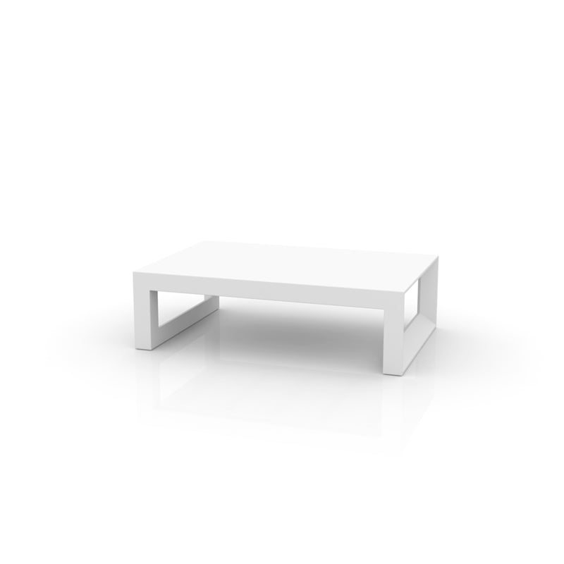 FRAME Mesa 120x80x36 para exterior | VONDOM. Mesa Baja de diseño moderno para jardín o terraza. Dimensiones: 120x80x36 Diseñado por Ramón Esteve. Fabricado en rotomoldeo de resina de polietileno de alta resistencia reforzada con fibra de vidrio y tratamiento UV.