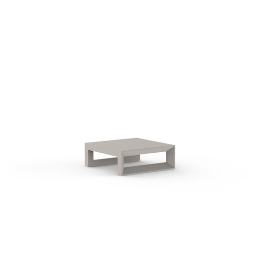 Mesa Tumbona FRAME 60x60x22 para exterior | VONDOM. Mesa de diseño moderno para jardín o terraza. Dimensiones: 60x60x22 Diseñado por Ramón Esteve. Fabricado en rotomoldeo de resina de polietileno de alta resistencia reforzada con fibra de vidrio y tratamiento UV.