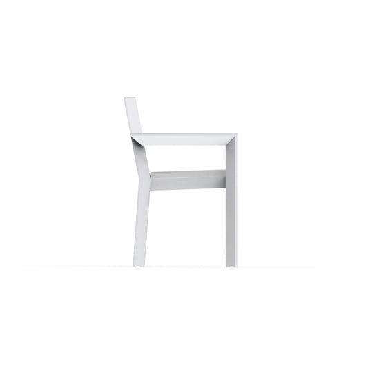 FRAME Silla Brazos 60x54x80 para exterior | VONDOM. Silla de diseño moderno para jardín o terraza. Dimensiones: 60x54x80 Diseñado por Ramón Esteve. Fabricado en rotomoldeo de resina de polietileno de alta resistencia reforzada con fibra de vidrio y tratamiento UV.