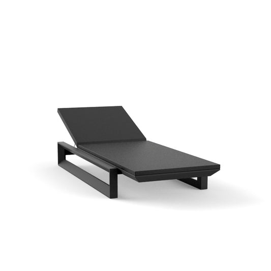 Tumbona FRAME 80x200x25 con Respaldo Reclinable para exterior | VONDOM. Tumbona de diseño moderno para jardín o terraza. Dimensiones: 80x200x25 Diseñado por Ramón Esteve. Fabricado en rotomoldeo de resina de polietileno de alta resistencia reforzada con fibra de vidrio y tratamiento UV.