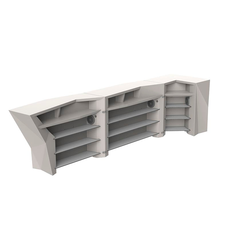 FAZ Barra Corner para exterior | VONDOM. Barra de diseño moderno para jardín o terraza. Dimensiones: 114x111x116 Diseñado por Ramón Esteve. Fabricado en rotomoldeo de resina de polietileno de alta resistencia reforzada con fibra de vidrio y tratamiento UV.