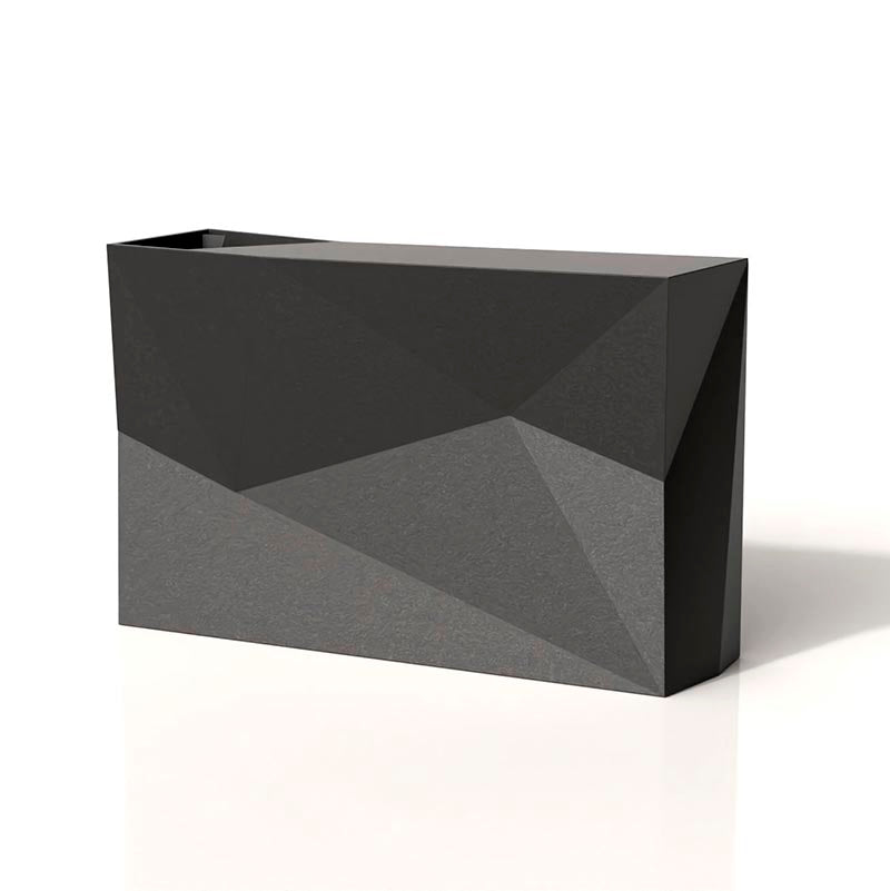 FAZ Barra Central + Cubitera para exterior | VONDOM. Barra de diseño moderno para jardín o terraza. Dimensiones: 189x66x116 Diseñado por Ramón Esteve. Fabricado en rotomoldeo de resina de polietileno de alta resistencia reforzada con fibra de vidrio y tratamiento UV.
