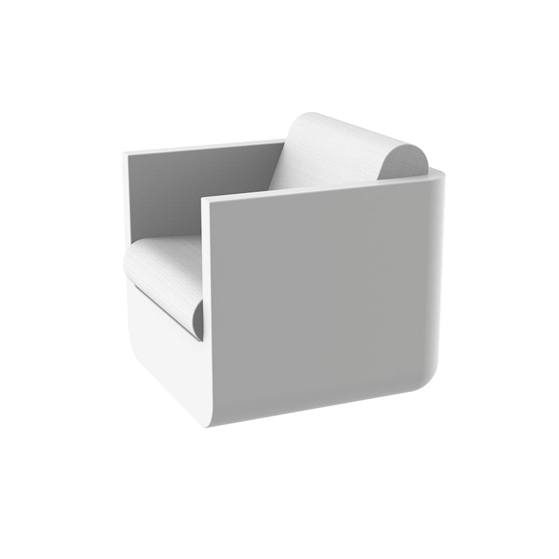 ULM Sillon - Butaca 82x82x73 para exterior | VONDOM. Sillon - Butaca de diseño moderno para jardín o terraza. Dimensiones: 82x82x73 Diseñado por Ramón Esteve. Fabricado en rotomoldeo de resina de polietileno de alta resistencia reforzada con fibra de vidrio y tratamiento UV.