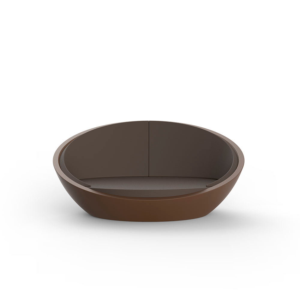ULM Daybed para exterior | VONDOM. Daybed de diseño moderno para jardín o terraza. Dimensiones: 210x200x97 Diseñado por Ramón Esteve. Fabricado en rotomoldeo de resina de polietileno de alta resistencia reforzada con fibra de vidrio y tratamiento UV.