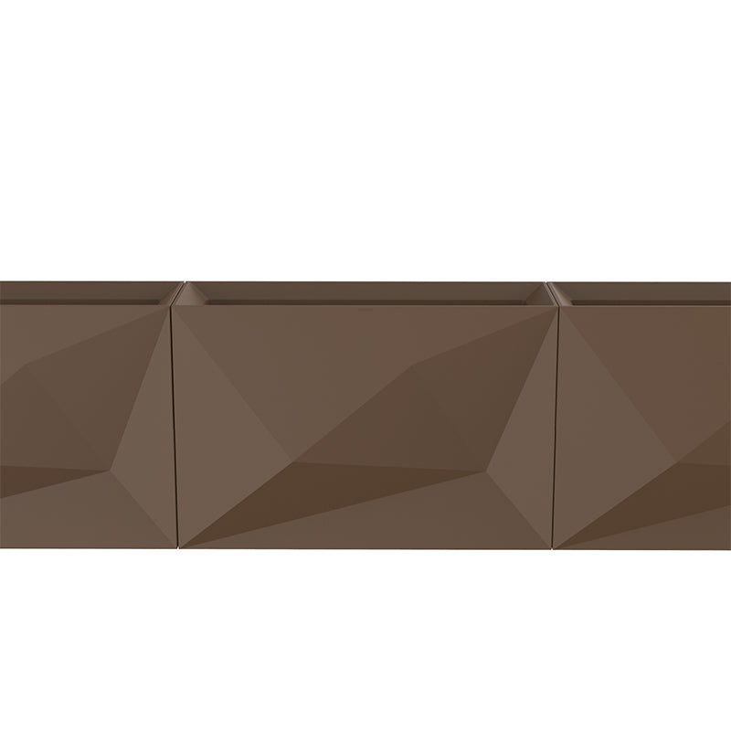 Macetero de Exterior para decorar el jardín o la terraza. Diseñado por Ramón Esteve. Macetero de diseño moderno fabricado en España. Resina de Polietileno de alta resistencia al exterior y al sol.