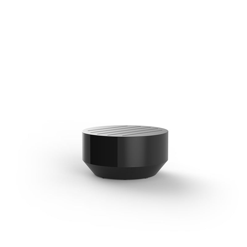 VELA Mesa Ø60cm para exterior | VONDOM. Mesa Baja de diseño moderno para jardín o terraza. Dimensiones: Ø60x30 Diseñado por Ramón Esteve. Fabricado en rotomoldeo de resina de polietileno de alta resistencia reforzada con fibra de vidrio y tratamiento UV.