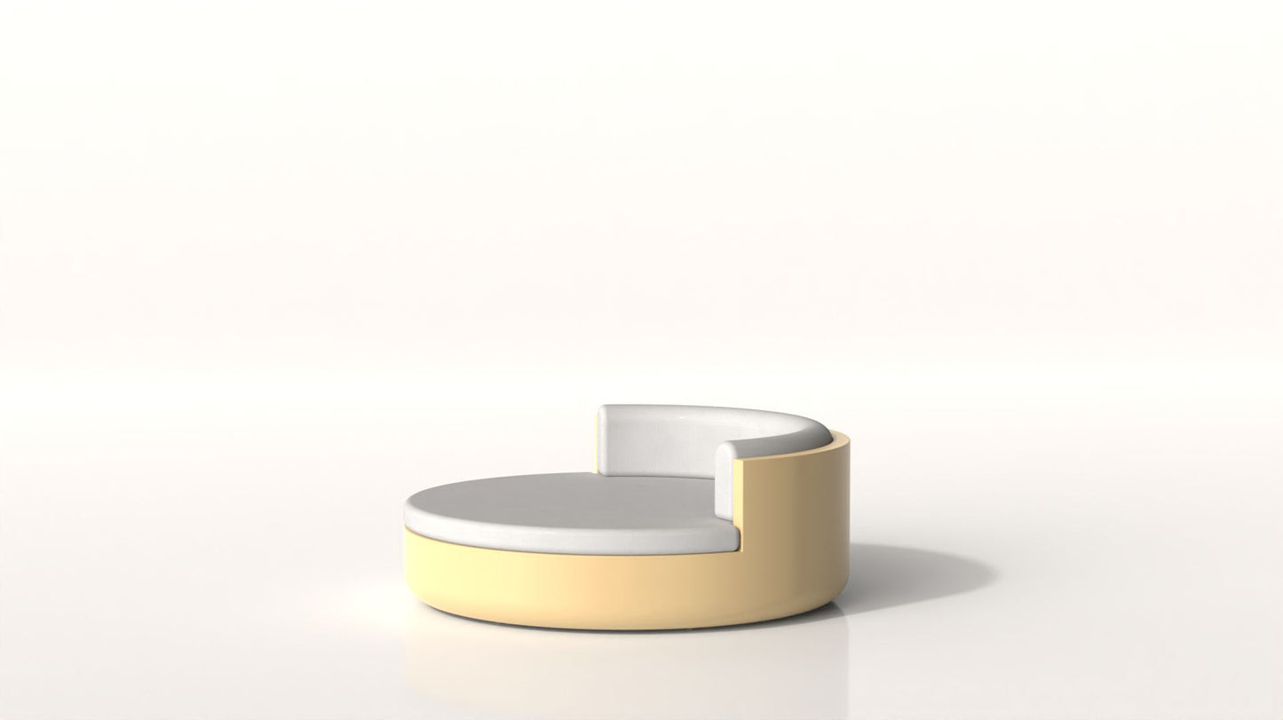ULM Daybed Ø180 Runden + Capota