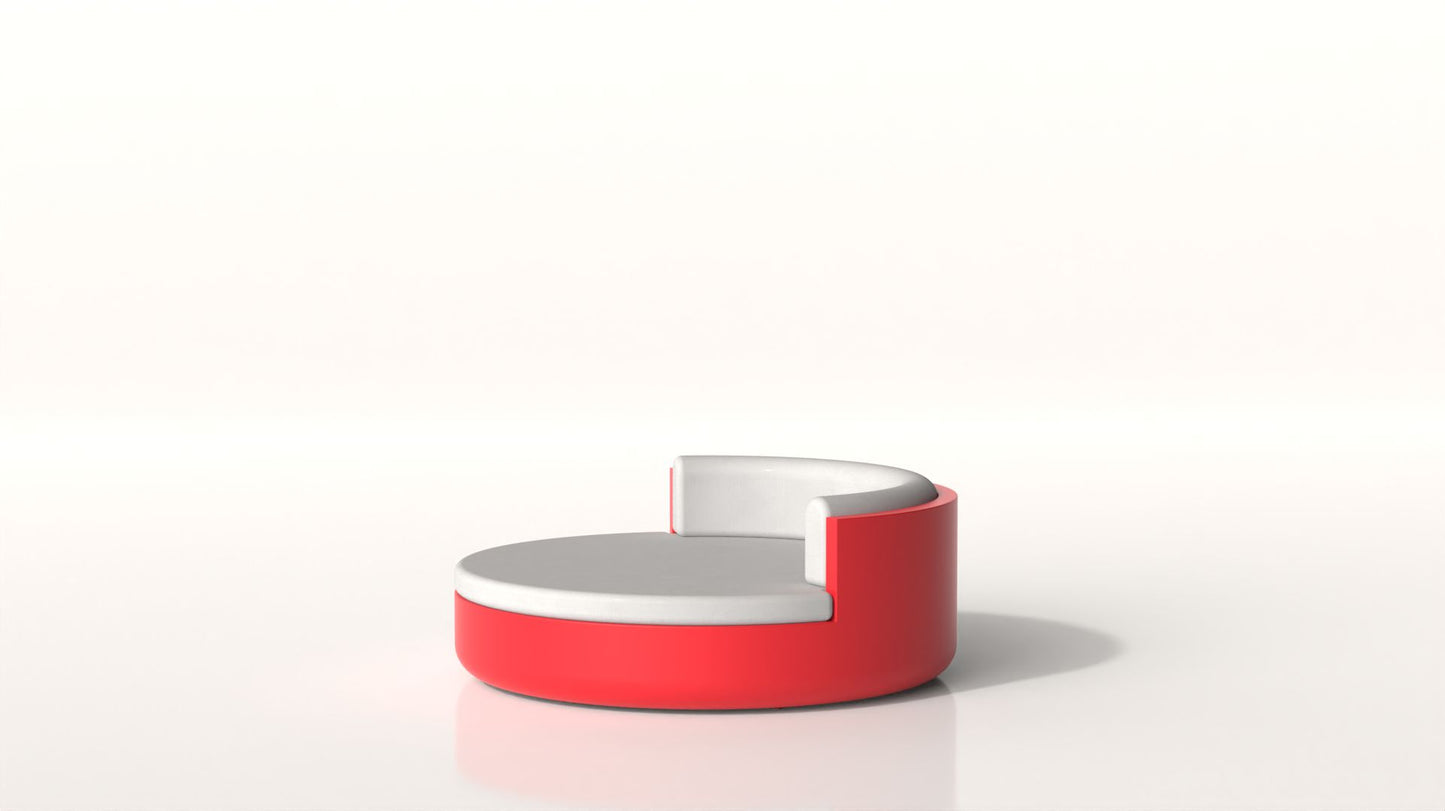 ULM Daybed Ø180 Runden + Capota