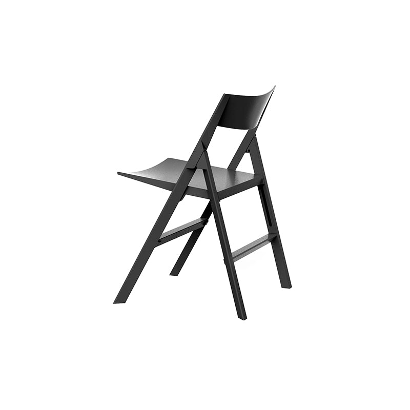 QUARTZ Silla Plegable (4 Pack) Sin Brazos Apilable para exterior | VONDOM. Silla de diseño moderno para jardín o terraza. Dimensiones: 47x51x76 Diseñado por Ramón Esteve. Fabricado por inyección de resina de alta resistencia reforzada con fibra de vidrio y tratamiento UV.
