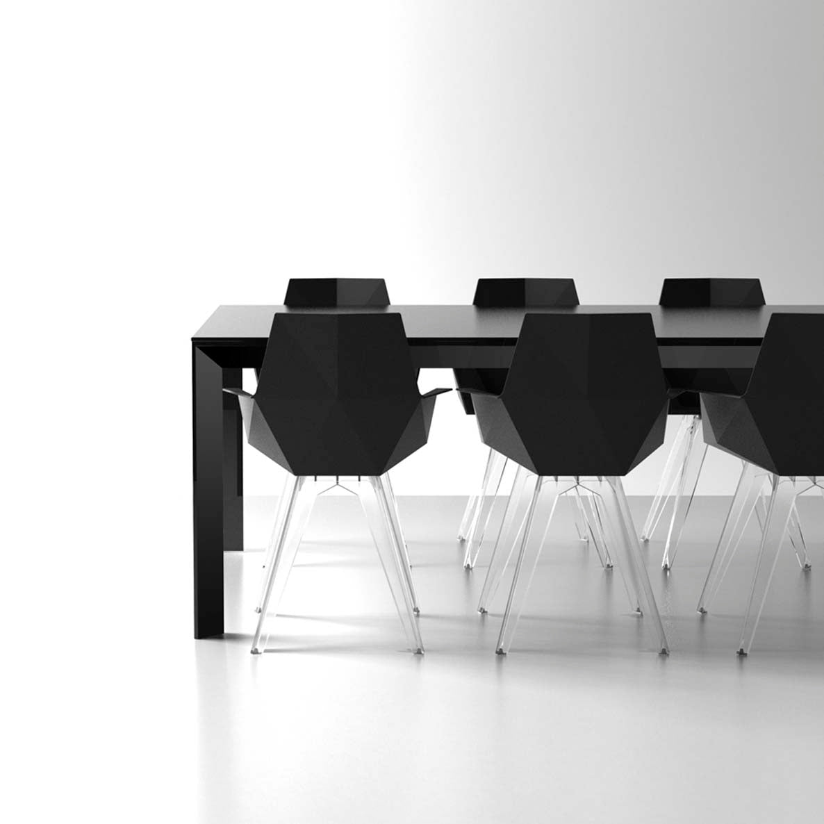 FRAME Mesa Cuadrada 80x80x74cm