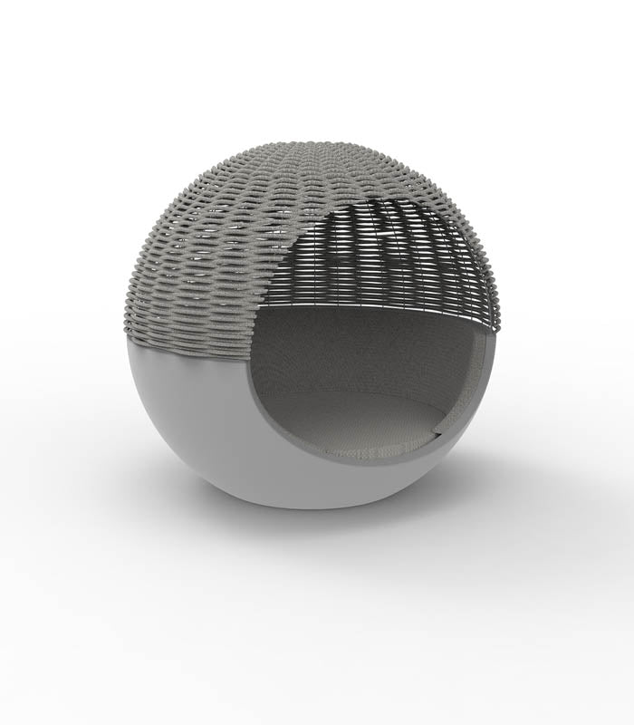 Daybed MOON Capota de cuerda trenzada