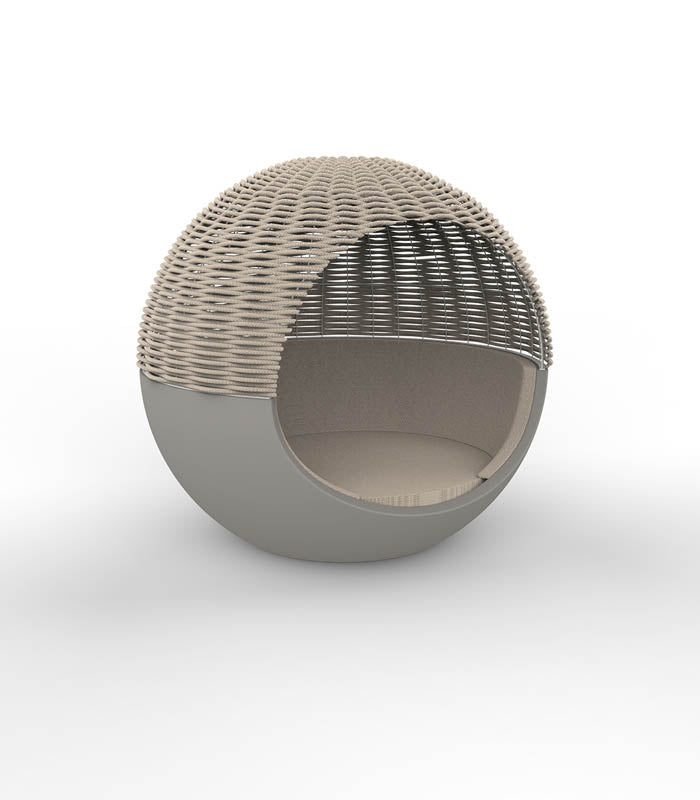Daybed MOON Capota de cuerda trenzada