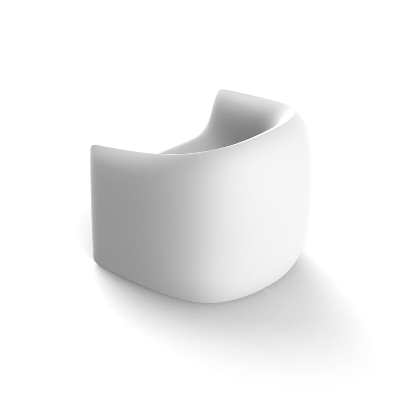 BLOW Sillon - Butaca para exterior | VONDOM. Sillon - Butaca de diseño moderno para jardín o terraza. Dimensiones: 90x78x76 Diseñado por Stefano Giovannoni. Fabricado en rotomoldeo de resina de polietileno de alta resistencia reforzada con fibra de vidrio y tratamiento UV.
