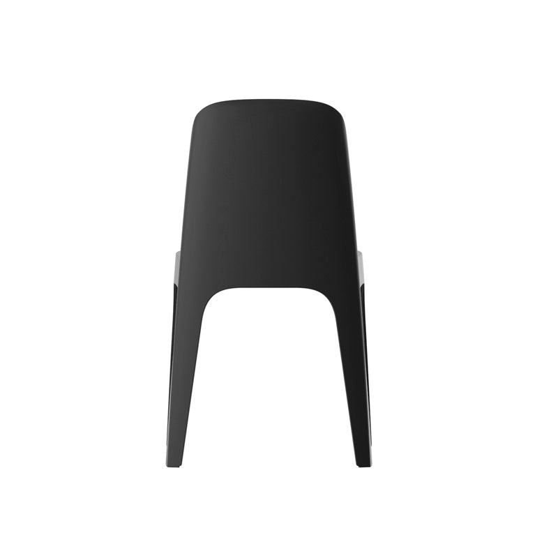 SOLID Silla 49x53x80cm (4 Pack) Sin Brazos Apilable para exterior | VONDOM. Silla de diseño moderno para jardín o terraza. Dimensiones: 49x53x80 Diseñado por Stefano Giovannoni. Fabricado por inyección de resina de alta resistencia reforzada con fibra de vidrio y tratamiento UV.