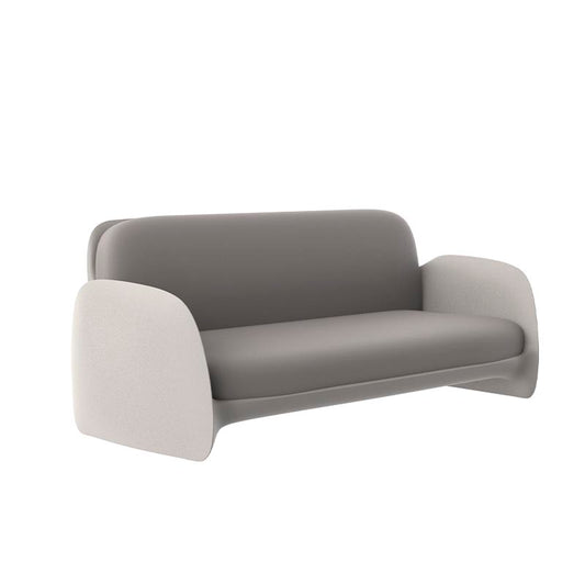 PEZZETINA Sofa para exterior | VONDOM. Sofa de diseño moderno para jardín o terraza. Dimensiones: 200x87x81 Diseñado por Archirivolto Design. Fabricado en rotomoldeo de resina de polietileno de alta resistencia reforzada con fibra de vidrio y tratamiento UV.