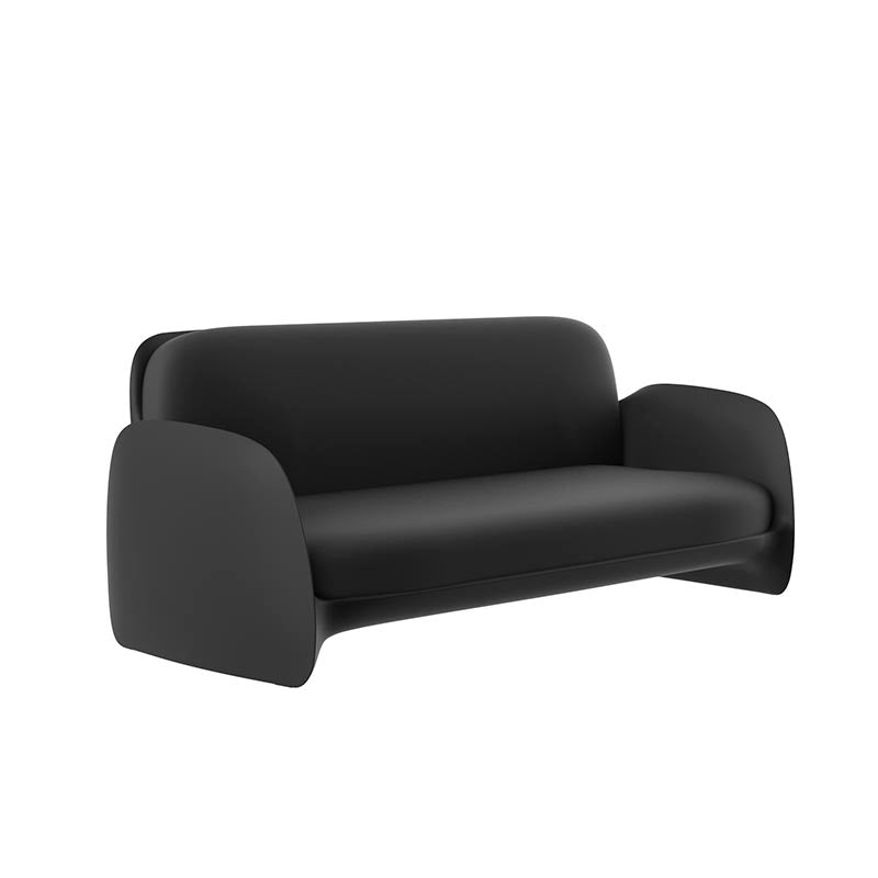 PEZZETINA Sofa para exterior | VONDOM. Sofa de diseño moderno para jardín o terraza. Dimensiones: 200x87x81 Diseñado por Archirivolto Design. Fabricado en rotomoldeo de resina de polietileno de alta resistencia reforzada con fibra de vidrio y tratamiento UV.