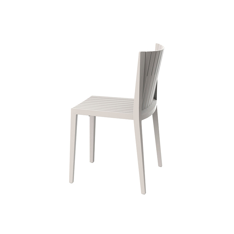 SPRITZ Silla 51x53x81 (4 Pack) Sin Brazos Apilable para exterior | VONDOM. Silla de diseño moderno para jardín o terraza. Dimensiones: 51x53x81 Diseñado por Archirivolto Design. Fabricado por inyección de resina de alta resistencia reforzada con fibra de vidrio y tratamiento UV.
