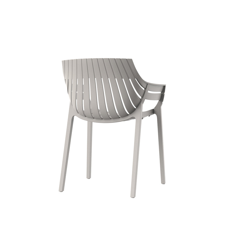 SPRITZ Silla con Brazos 58x54x81 (4 Pack) Apilable para exterior | VONDOM. Silla de diseño moderno para jardín o terraza. Dimensiones: 58x54x81 Diseñado por Archirivolto Design. Fabricado por inyección de resina de alta resistencia reforzada con fibra de vidrio y tratamiento UV.