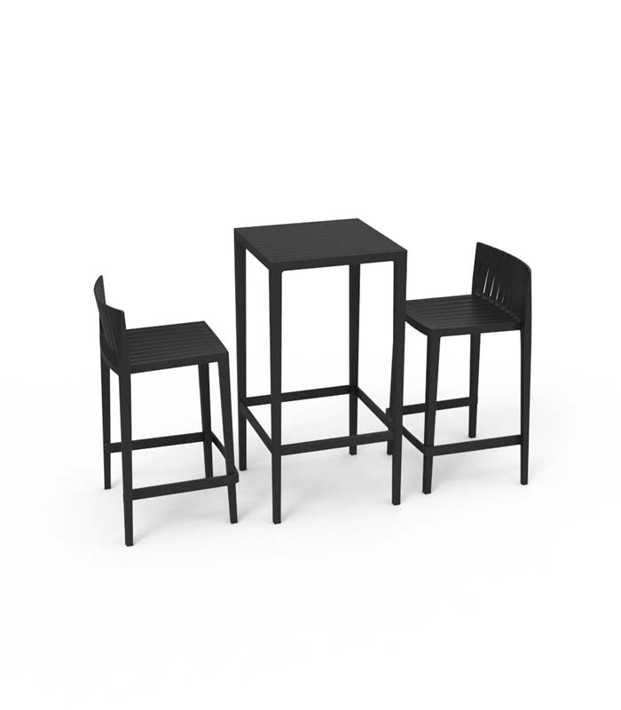 SET Tisch + 2 Hockers Niedrigers