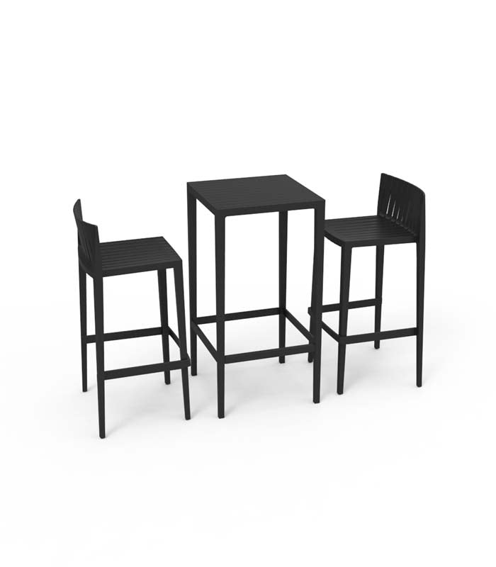 SET Mesa + 2 Taburetes Altos