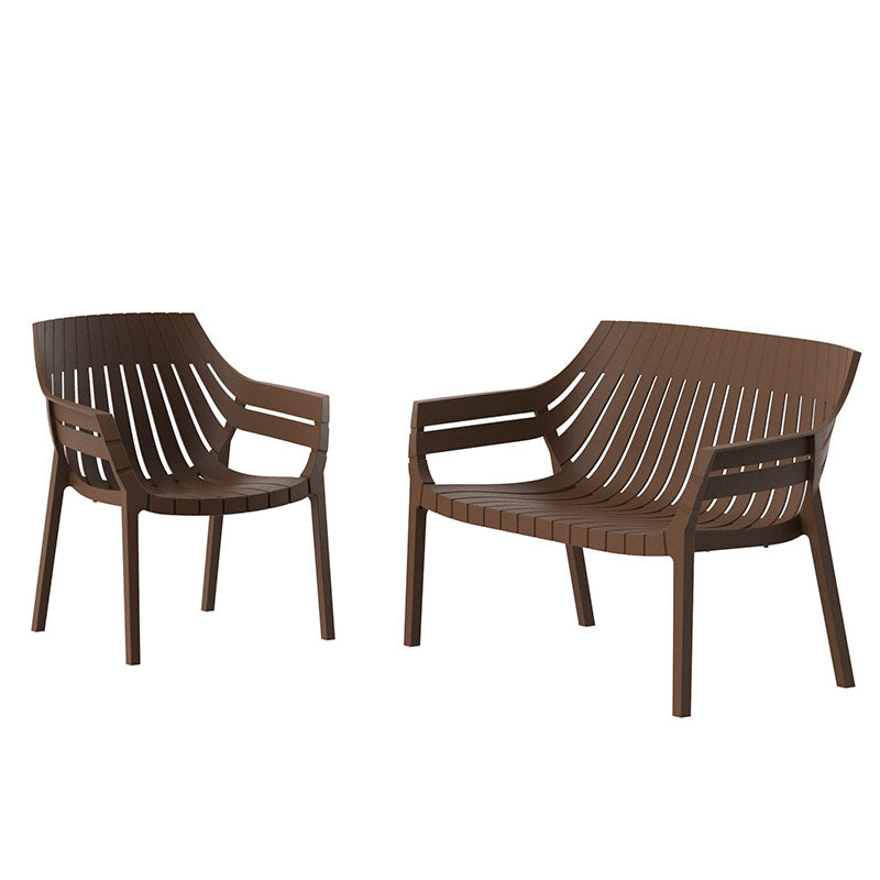 SPRITZ Sillon - Butaca (4 Pack) Apilable para exterior | VONDOM. Sillon - Butaca de diseño moderno para jardín o terraza. Dimensiones: 70x66x81 Diseñado por Archirivolto Design. Fabricado por inyección de resina de alta resistencia reforzada con fibra de vidrio y tratamiento UV.