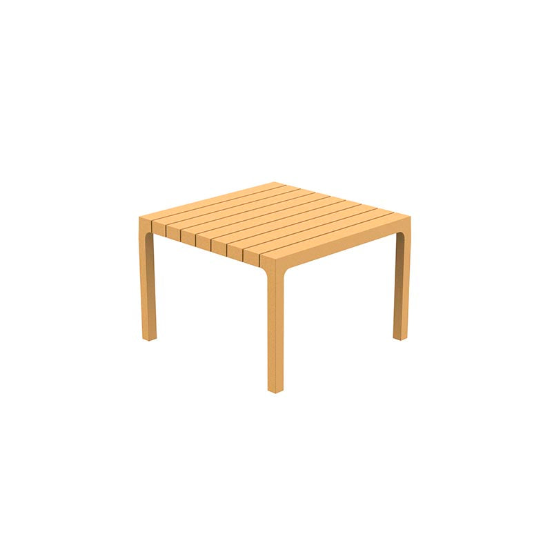 SPRITZ Mesa 59x59x40 Apilable para exterior | VONDOM. Mesa de diseño moderno para jardín o terraza. Dimensiones: 59x59x40 Diseñado por Archirivolto Design. Fabricado por inyección de resina de alta resistencia reforzada con fibra de vidrio y tratamiento UV.