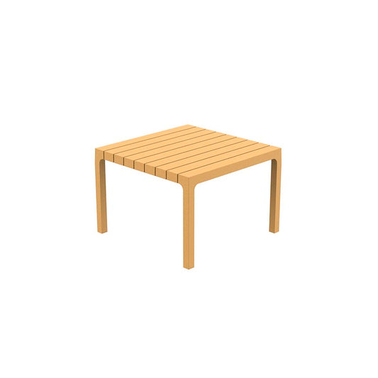SPRITZ Mesa 59x59x40 Apilable para exterior | VONDOM. Mesa de diseño moderno para jardín o terraza. Dimensiones: 59x59x40 Diseñado por Archirivolto Design. Fabricado por inyección de resina de alta resistencia reforzada con fibra de vidrio y tratamiento UV.