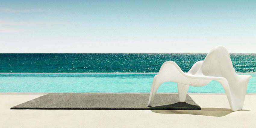 F3 Sillon - Butaca 75x90x68 para exterior | VONDOM. Sillon - Butaca de diseño moderno para jardín o terraza. Dimensiones: 75x90x68 Diseñado por Fabio Novembre. Fabricado en rotomoldeo de resina de polietileno de alta resistencia reforzada con fibra de vidrio y tratamiento UV.