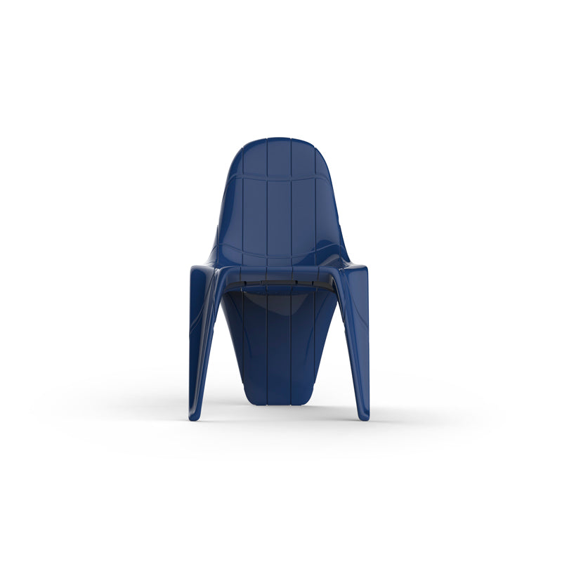 F3 Silla 52x61x85 Sin Brazos para exterior | VONDOM. Silla de diseño moderno para jardín o terraza. Dimensiones: 52x61x85 Diseñado por Fabio Novembre. Fabricado en rotomoldeo de resina de polietileno de alta resistencia reforzada con fibra de vidrio y tratamiento UV.