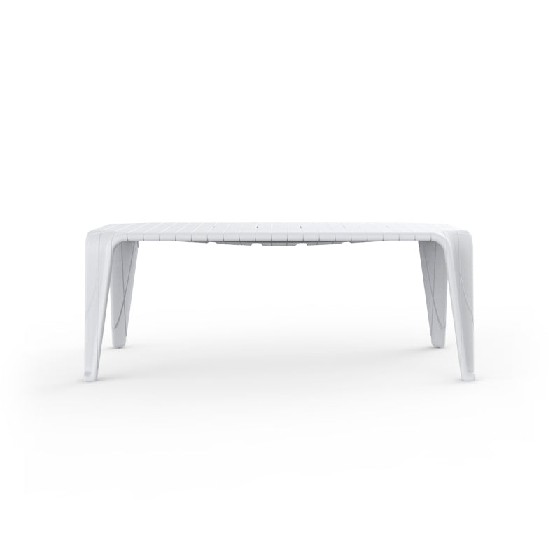 F3 Mesa COMEDOR 90x190x72 para exterior | VONDOM. Mesa de diseño moderno para jardín o terraza. Dimensiones: 90x190x72 Diseñado por Fabio Novembre. Fabricado en rotomoldeo de resina de polietileno de alta resistencia reforzada con fibra de vidrio y tratamiento UV.