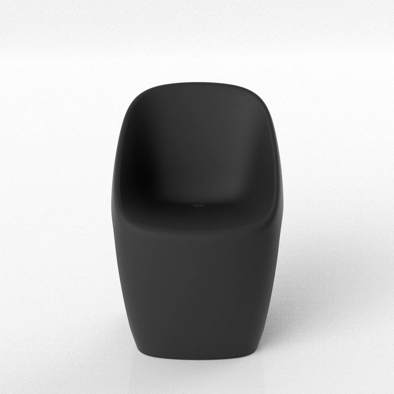 UFO Silla 58x61x84 Sin Brazos para exterior | VONDOM. Silla de diseño moderno para jardín o terraza. Dimensiones: 58x61x84 Diseñado por Ora Ito. Fabricado en rotomoldeo de resina de polietileno de alta resistencia reforzada con fibra de vidrio y tratamiento UV.