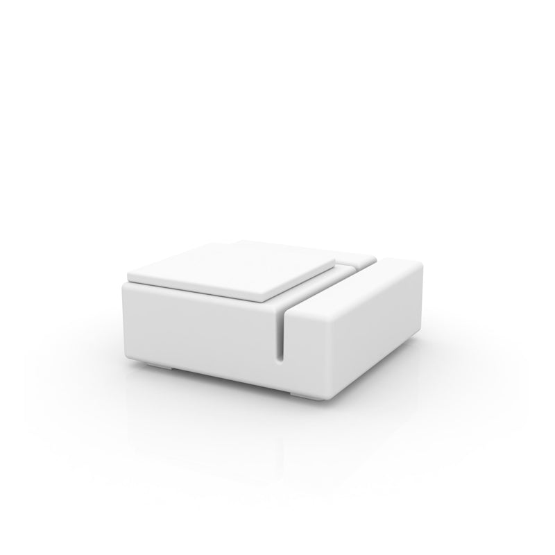 KES Módulo 90x90 para exterior | VONDOM. Sofa Modular de diseño moderno para jardín o terraza. Dimensiones: 90x90x40 Diseñado por Buratti. Fabricado en rotomoldeo de resina de polietileno de alta resistencia reforzada con fibra de vidrio y tratamiento UV.